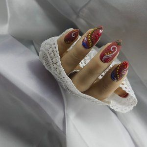 Mexican coffee press ons